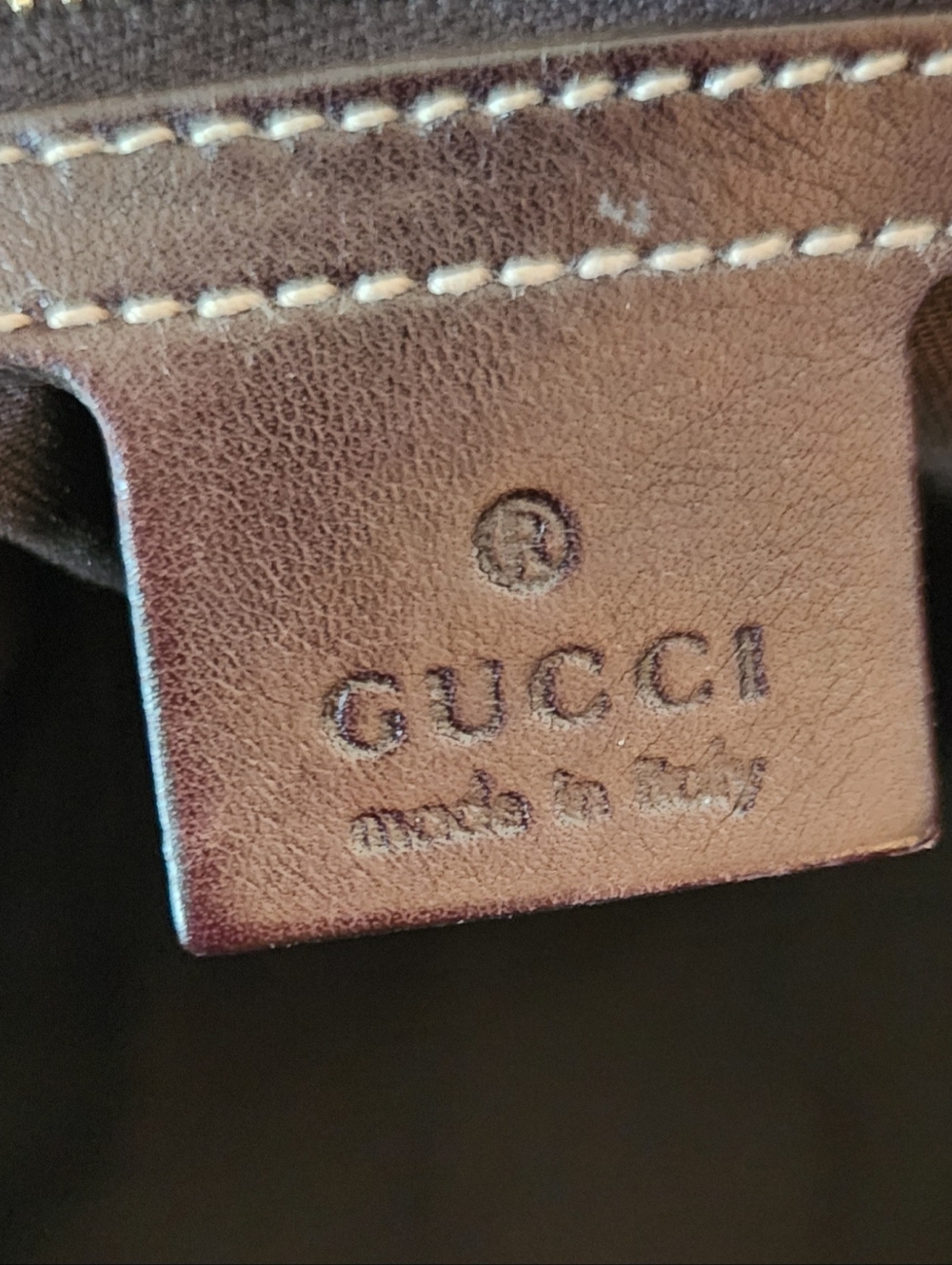 Gucci Britt Brown Leather Handbag - Picture 8 of 12